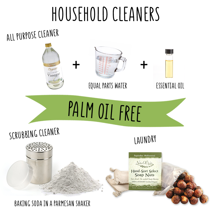 palm oil free zero waste household cleaner say no to palm oil orangutan foundation international